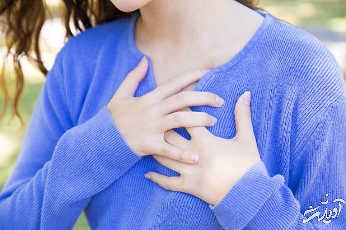 فشار نقطه ای از سینه